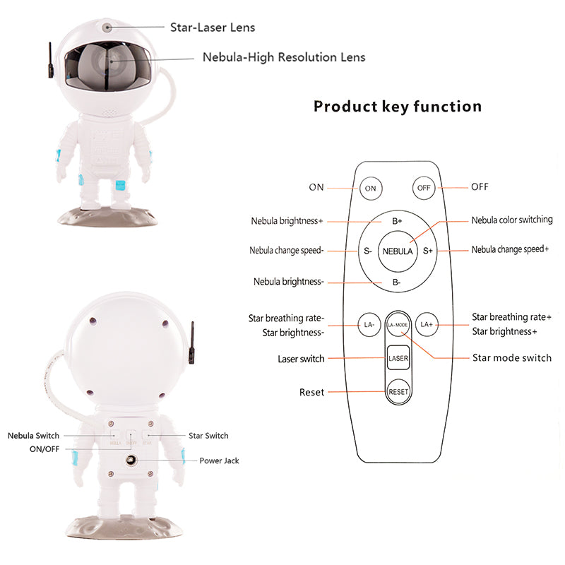 Galaxy Projector Astronaut